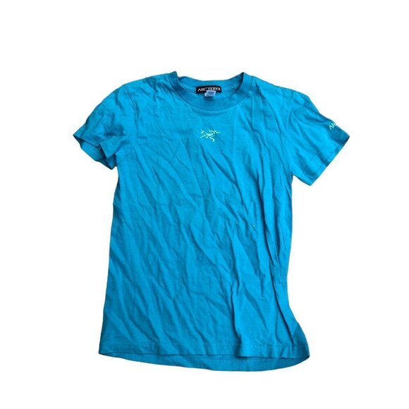 ARC'TERYX Shirt BIG LOGO Blue Medium - Picture 3 of 6